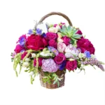 Корзина с цветами Сияние юности